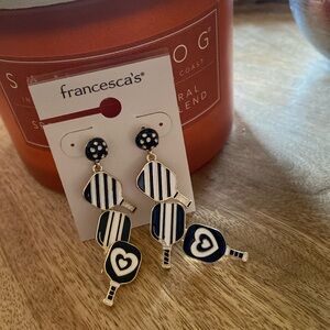 Francesca’s Pickleball Earrings